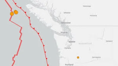 NOAA tracks 5.4 Seattle Earthquake near Vancouver Island