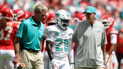 Jaylen Wright could return in Week 4 after missing the Week 3 loss to the Chiefs