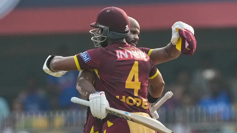 Shai Hope’s 104 and fourth ODI hundred against India underlined West Indies’ control in Guwahati