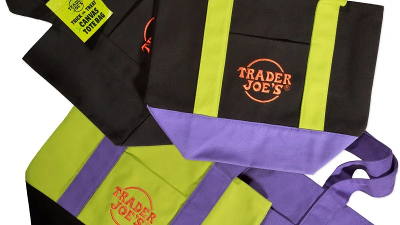 Trader Joe's Halloween Bag Release returns with lime green, purple and black