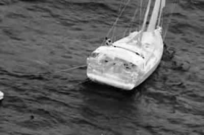 Jemma Cooper describes Tai Tam sinking after whale collision — Sailors Rescued After Whale Collision