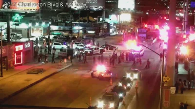 Las Vegas police secure 3-victim First Friday Shooting near Charleston Boulevard