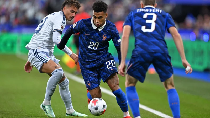 Zidane ovation at the Stade de France as France Vs Italy begins in Ligue des nations A