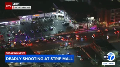 Los Angeles police investigate Northridge Shooting after at least 2 dead