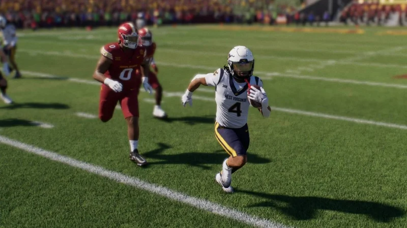Mike Hawkins Jr. accounts for 3 total touchdowns as College Football 27 simulation leans West Virginia Vs Iowa State