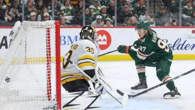 Bruins Score 4-1 Loss as Kirill Kaprizov Leads Wild in Home Opener