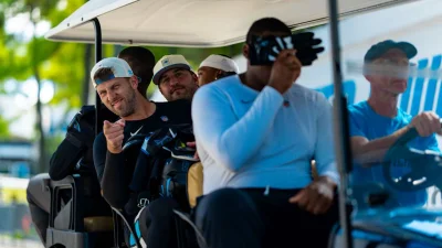 Week 4 finally gives Panthers Kicker Ryan Fitzgerald and second-year players a legal golf-cart ride to practice