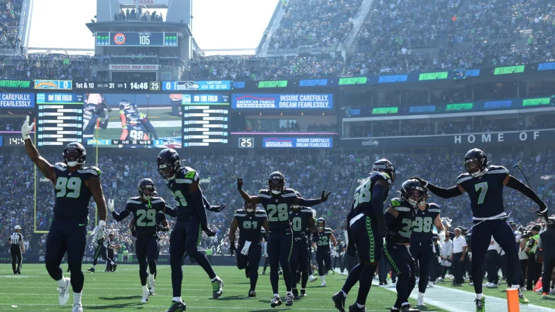 23-yard Emanuel Wilson touchdown gives Seahawks a 7-3 lead in Seahawks Game