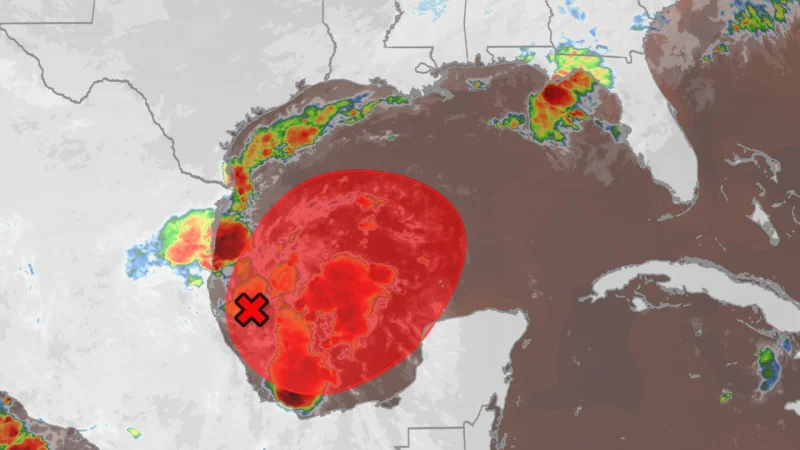 Invest 92L Could Bring Gulf Coast Tropical Storm Forecast by Wednesday