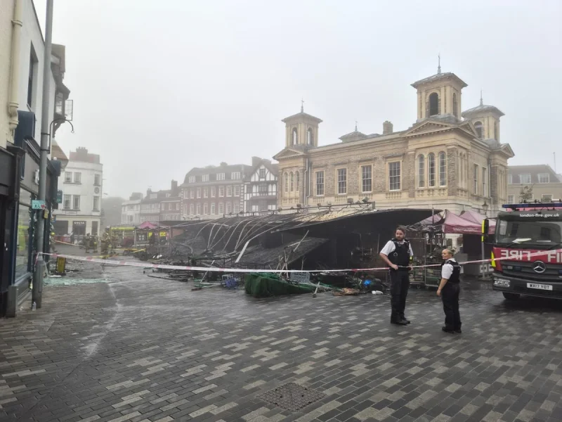 London Fire Brigade Tackles Kingston Fire, Eight Evacuated