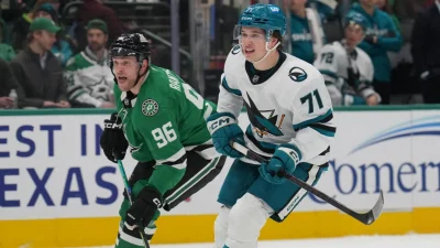 Macklin Celebrini's five assists help Sharks Vs Stars set up early test in Dallas