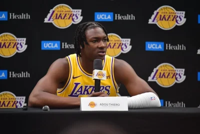 Health is the main difference for Adou Thiero — and it could shape his Lakers role