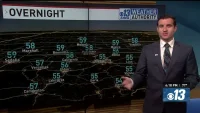 KRCG Forecast Sees Clear Tuesday Night, Lower 50s