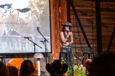 Barbara Phillips drives Conversation around wild horses at Blue Sky Utah