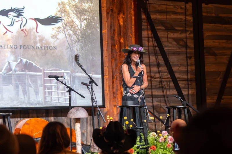 Barbara Phillips drives Conversation around wild horses at Blue Sky Utah
