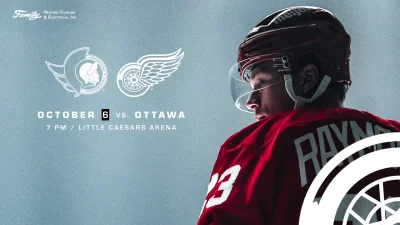 Dylan Larkin a game-time decision as Senators Vs Red Wings opens first meeting of season