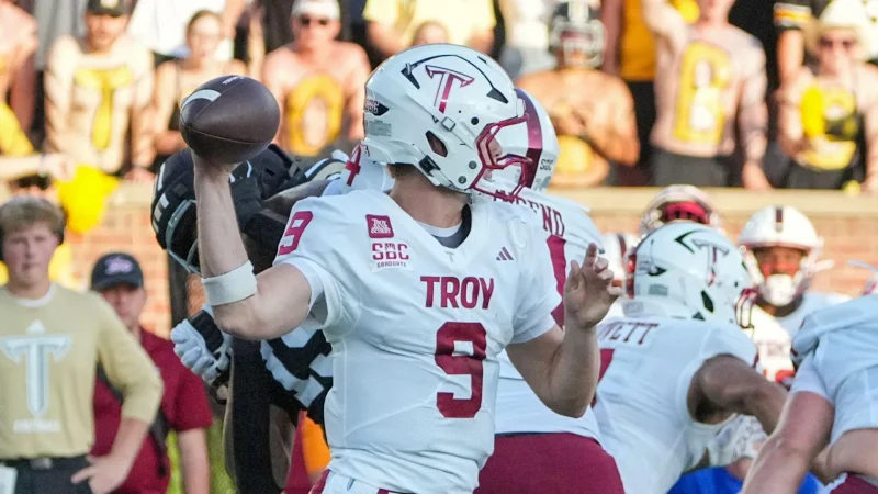Southern Miss Vs Troy: Troy 10-Point Home Favorite in Week 6 Sun Belt Opener
