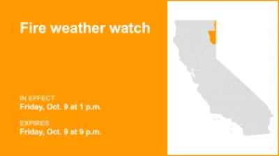 NWS issues Fire Weather Watch for Nevada counties until 10:30 PM