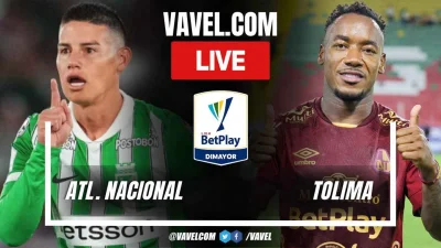 Atlético Nacional Vs Tolima: Liga BetPlay Matchday 9 at Estadio Ditaires brings another high-stakes rematch