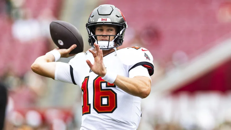 Easton Stick elevated for Thursday night’s game against the Cowboys as Buccaneers add quarterback cover