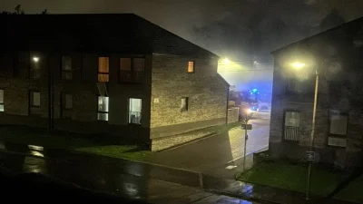 Scottish Fire and Rescue Service tackles Glasgow Fire at St Edmund Court