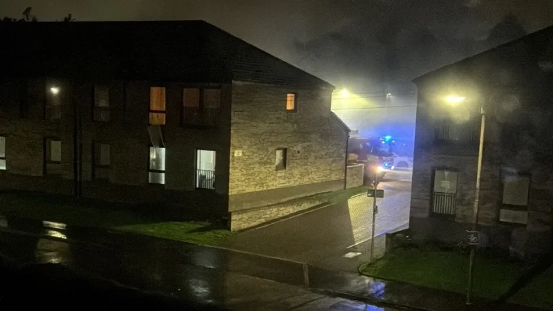 Scottish Fire and Rescue Service tackles Glasgow Fire at St Edmund Court