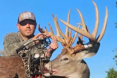Stephen Crowell Indiana Bow Hunt Ends with 266-Inch Buck After Months of Scouting