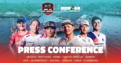 Lucy Charles Barclay heads replay of 2026 IRONMAN press conference