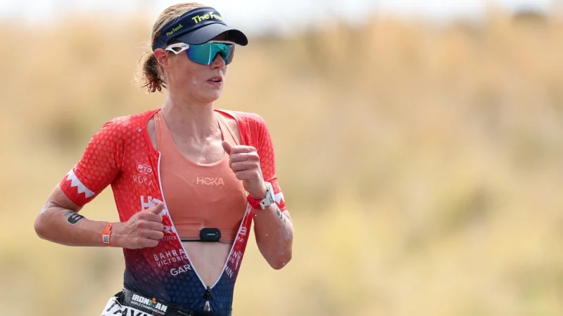 Taylor Knibb wins 2026 IRONMAN World Championship after final-kilometer pass in Kona