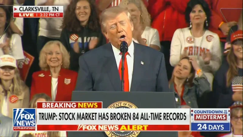Donald Trump floats Trump Ocean rename at Tennessee rally
