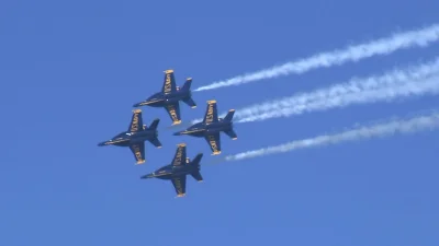 Blue Angels Return Saturday After Fog Delay — Fleet Week Sf Schedule
