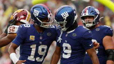 27-27 tie sends Giants-Commanders to overtime — Giants Score Today