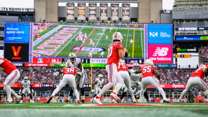 Patriots News: Drake Maye’s +28.7 EPA powers 45-17 rout of Raiders as Josh McDaniels’ play design finally pays off