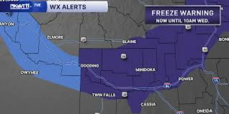 Avaionia Smith issues Freeze Watch until 10 am Wednesday