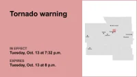NWS issues Kansas City Tornado Warning for Crosby, Dickens Counties