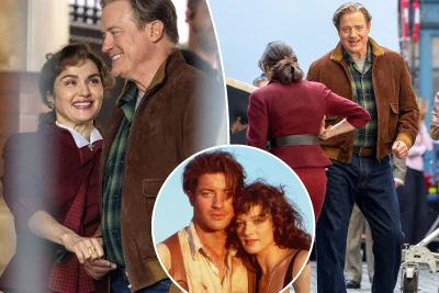 Brendan Fraser reunites with Rachel Weisz on The Mummy 4 set — Brendan Fraser Rachel Weisz Mummy Set