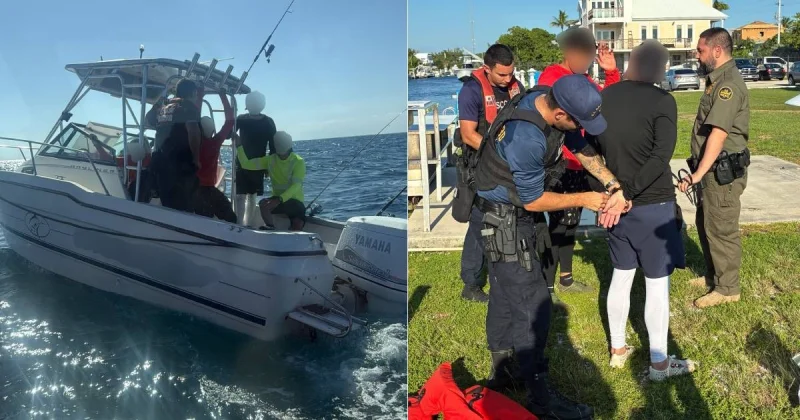 United States Coast Guard detiene a dos cubanos en Islamorada