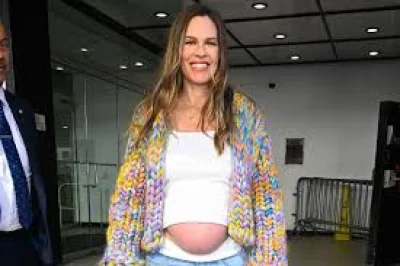 Hilary Swank Pregnant Baby Bump Marks Third Child at 52