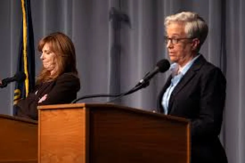 Tina Kotek and Christine Drazan debate in Bend one last time