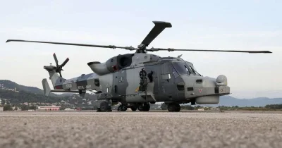 Royal Navy Wildcat Helicopter Exercise sees Wildcat defend French Strike Group