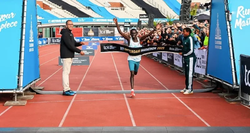 Kipchumba’s 2:03:30 course record defense gives Amsterdam Marathon 2026 real bite