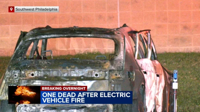 Philadelphia Police Homicide Division investigates deadly car fire near airport — Nbc 10 Philadelphia