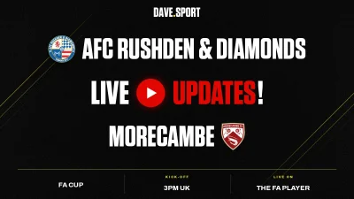 AFC Rushden & Diamonds 2-1 Morecambe in FA Cup win — Rushden And Diamonds strike twice early