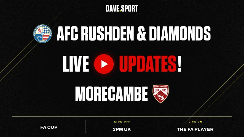 AFC Rushden & Diamonds 2-1 Morecambe in FA Cup win — Rushden And Diamonds strike twice early