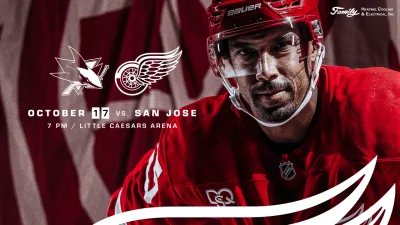 Red Wings seek fourth straight point in home finale vs. Sharks — Sharks Vs Red Wings
