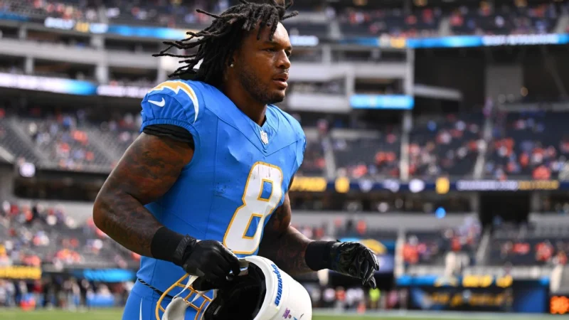Omarion Hampton played 20 snaps in Week 5, and the Charger Schedule question is getting sharper