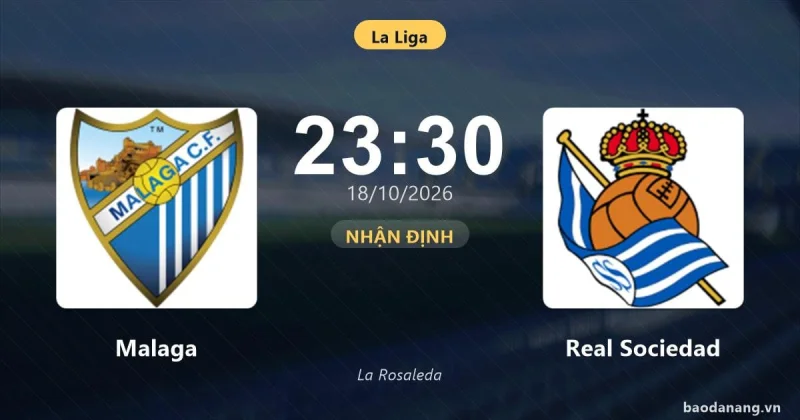 Málaga Vs Real Sociedad: La jornada 9 brings a clear test at La Rosaleda