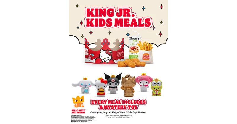 Burger King Hello Kitty launch adds six toys and a golden chase item
