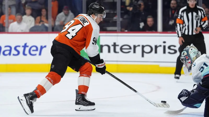 Philadelphia Flyers' shortened preseason made life harder for Matvei Michkov and the young core