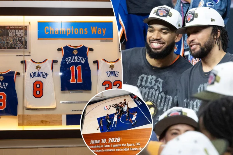 New York Knicks to raise championship banner before opening night at Madison Square Garden